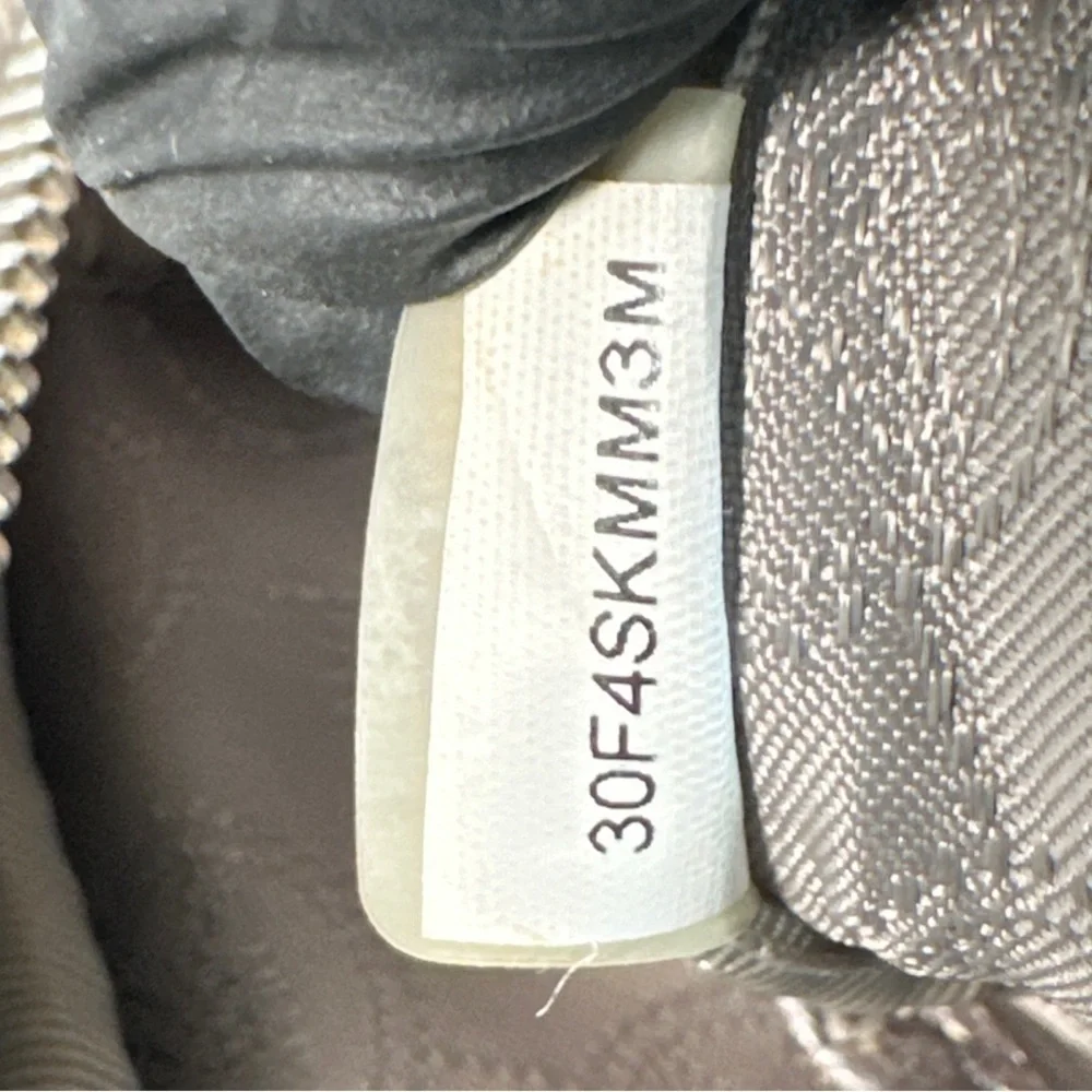 Michael Kors Kim Studded Quilted Gray Leather Messenger Crossbody Bag - Picture 9 of 13